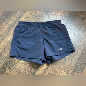 Patagonia Kids' Baggies Shorts 4" - Unlined New Navy Size Medium (10)